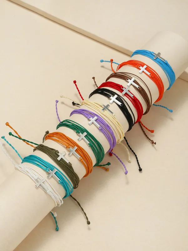 Cross Rope Bracelet