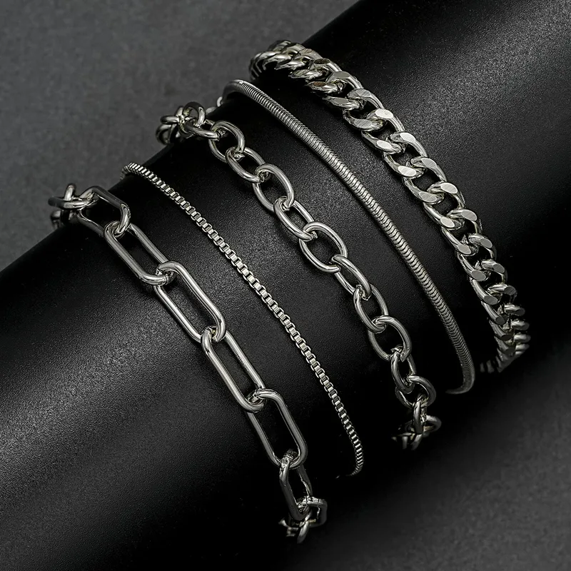 Solid Color Alloy Bracelet
