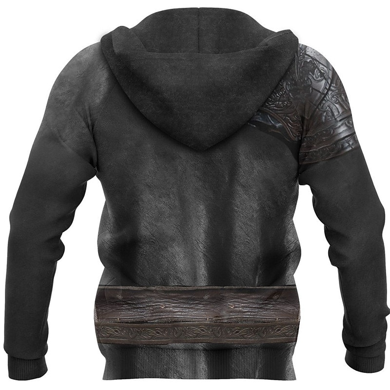 Viking Armor 3D Pullover Hoodie