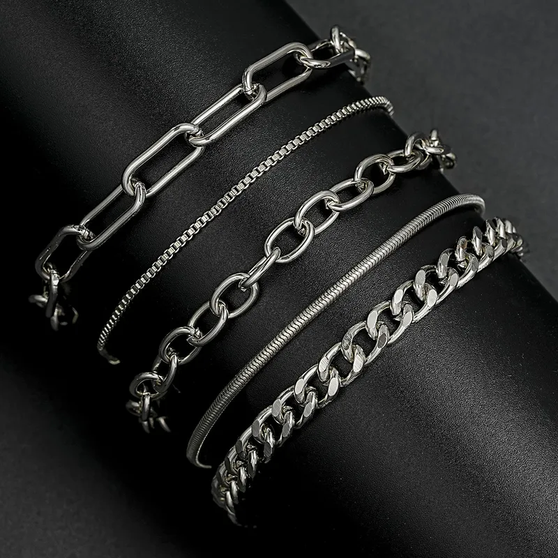 Solid Color Alloy Bracelet